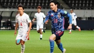 日本代表、南野拓実が2次予選6戦連発となる先制ゴール！《カタールW杯アジア2次予選》