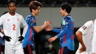 日本がミャンマー10発粉砕で最終予選進出！ 南野開幕6戦連発に大迫2戦連続ハットの5発《カタールW杯アジア2次予選》