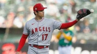 【MLB】大谷翔平、最速153キロで初回は無安打無失点　先頭打者に四球も痛打を許さず