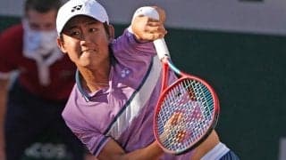 西岡良仁、ツォンガとの2時間52分に及ぶ激戦を制し、3年連続2回戦進出[全仏オープン]