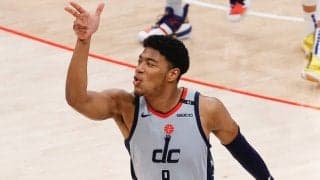 ダブルダブルの活躍でPO初勝利に貢献した八村塁「僕もチーム全体もアグレッシブにできた」