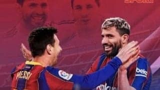 アグエロ メッシとの意思疎通に自信「同じクラブに入ることになった今は簡単」