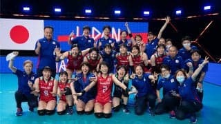 ネーションズリーグ女子　日本は初のフルセットを制し4勝目