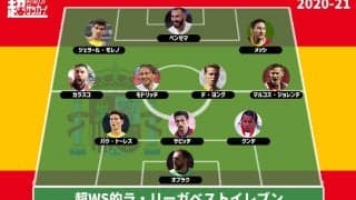 【2020-21 ラ・リーガベストイレブン】優勝アトレティコから最多4人を選出