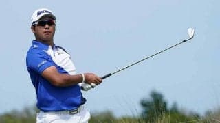 松山英樹が「WOW」と驚き　NBA超スターの“美スイング”に米注目「マツヤマの反応」