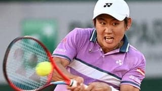 西岡良仁 全仏OP複で初戦突破