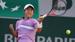 西岡良仁、イタリア期待の若手にストレートで敗れる[全仏オープン]