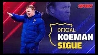 バルサがクーマンの続投を発表「我々が望む監督」