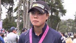 笹生優花「良い感じで終われて良かった」　バーディ締めの6位タイ発進