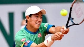  錦織 相手途中棄権で全仏16強 