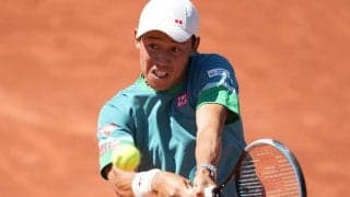 錦織圭、相手の途中棄権で大会7度目の4回戦進出。グランドスラムでは2019年ウィンブルドン以来[全仏オープン]