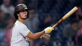 【MLB】打ったダルビッシュが一番驚いた？　衝撃の“バスター二塁打”は「どこ飛んだか…」