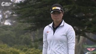 【動画】笹生優花は「67」をマーク　通算6アンダー単独トップに浮上！