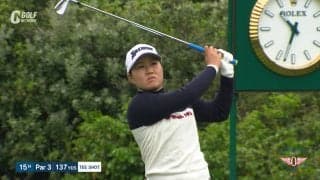 【動画】畑岡奈紗は首位と5打差の9位タイで決勝ラウンドへ