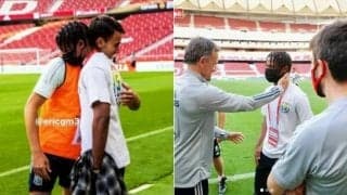 エリック・ガルシアとアンス・ファティ “兄弟”による感動の再会