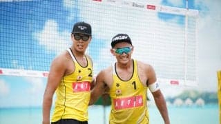 東京2020ビーチバレーボール日本代表チーム決定戦男子　1日目結果