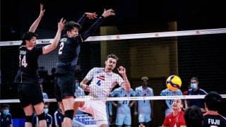 フランスに競り負け3敗目　ネーションズリーグ男子