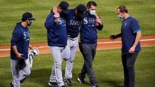 【MLB】菊池雄星、打球直撃で打撲の右膝は「状態を見て判断する」　指揮官は8Kの力投評価