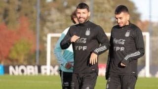 アグエロ、代表合流以来初めてチームとトレーニングを実施...コロンビア戦出場は？