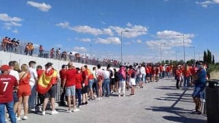 ようやくスタジアムに人が戻った…/原ゆみこのマドリッド