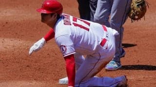 【MLB】大谷翔平、無安打3四球で打率.256　初回二盗で120年ぶり快挙、エ軍3連勝ならず