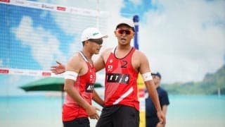 東京2020ビーチバレーボール日本代表チーム決定戦男子　石島/白鳥ペアが開催国枠代表に内定