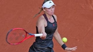 21歳リバキナ、39歳セリーナを下してGS初の8強入り 「彼女のバック側を攻めた」 [全仏オープン]