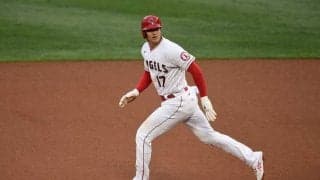 【MLB】大谷翔平、曲芸スライディングで2日連続二盗　2度の年間9盗塁＆60奪三振は史上初