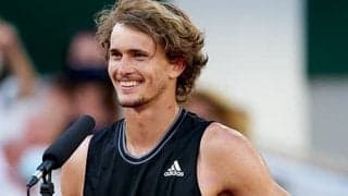 ズべレフ4強「素直にうれしい」