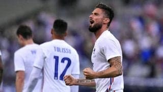 ユーロ前のテストマッチに完勝のフランス、デシャンは2Gのジルー称賛「素晴らしい精神力を持っている」