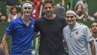 デルポトロが膝の手術後初のコート練習を公開「同じコートでも違うものだね」