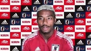 急きょ招集、代表デビューに期待のオナイウ阿道「結果を残したい」、ゴールパフォーマンスも継続「盛り上げられたら」