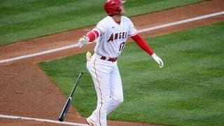 【MLB】大谷翔平、“爆速打球”連発で球団記録！　1試合で179キロ以上の長打複数回は2人目