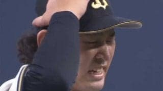 オリックス宮城、7回2死から岡本和にソロ浴びノーノー途切れる　自己最多13奪三振