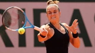 前年女王シフィオンテク敗れる。ラリーで打ち勝ったサッカリーが金星を上げて、初の準決勝進出 [全仏オープン]