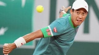 錦織圭が自身のアプリでドイツ・ハレ大会のコートでミルニーコーチと練習開始を報告