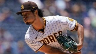 【MLB】ダルビッシュ、7回8奪三振2失点の好投も7勝目ならず　古巣カブス戦で白熱の投手戦