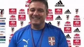 「ベンチから明日ゴールを狙っている」、リップサービスも忘れないストイコビッチ監督が日本代表戦に「チーム全体を注意しなければ」