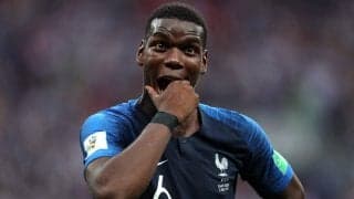 ポグバが同僚の会見に乱入も…PSG移籍を聞かれ足早に退散