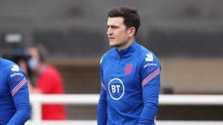 足首負傷のマグワイアがユーロ開幕前に練習復帰も…開幕戦出場厳しいか