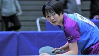 全日本出場の中道が女子単で優勝　団体では鎮西学院がV＜卓球・インターハイ長崎県予選＞