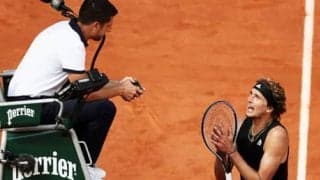 主審と口論 ズベレフ理解できず