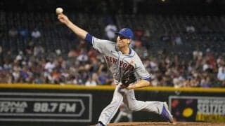 【MLB】“無双”防御率0.56…デグロム、10Kで今季6勝目　右指の問題で6回降板も最速162km