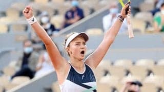  クレチコバ 四大大会初優勝 