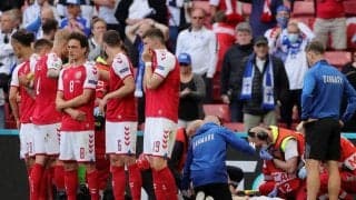 エリクセンが試合中に倒れる…意識戻らずピッチを後に