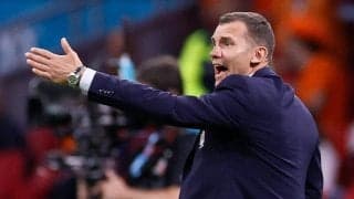 一時は2点差を追い付く健闘を見せたウクライナ、シェフチェンコ監督「非常に面白いゲームだった」