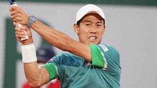 錦織圭が見せた股抜きショットは必見、ATPがゴファンとの練習動画を公開[ノベンティ・オープン]