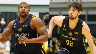 宇都宮がジェフ・ギブス、ライアン・ロシターの退団を発表