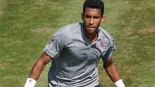  オジェ 2回戦はフェデラー 