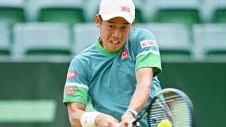 ＜一問一答＞錦織圭、芝の初戦をフルセット勝利「１試合目にしては、まぁまぁの得点はあげられるのかな」[ノベンティ・オープン]